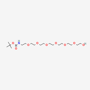 molecular formula C19H39NO9 B609481 N-Boc-PEG7-alcohol 