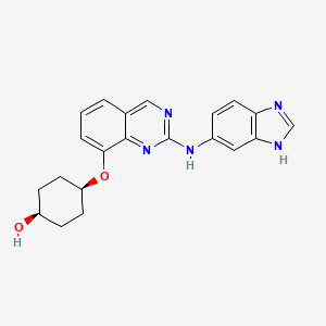 molecular formula C21H21N5O2 B609491 NCB-0846 
