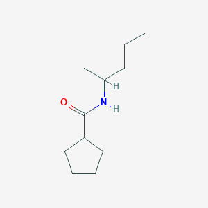molecular formula C11H21NO B6094956 N-pentan-2-ylcyclopentanecarboxamide 