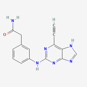 molecular formula C15H12N6O B609499 Nek2-IN-5 