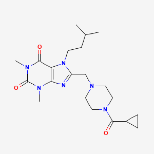 molecular formula C21H32N6O3 B609501 Nct-501 