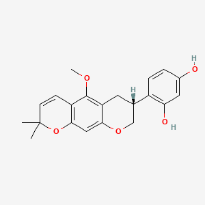 molecular formula C21H22O5 B609529 Neorauflavane CAS No. 53734-74-0