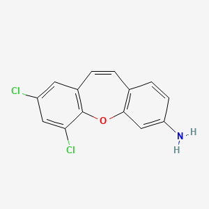 molecular formula C14H9Cl2NO B6095304 6,8-Dichlorodibenzo[b,f]oxepin-3-amine 