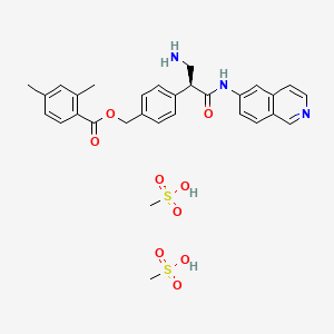 molecular formula C30H35N3O9S2 B609536 Netarsudil Mesylate CAS No. 1422144-42-0