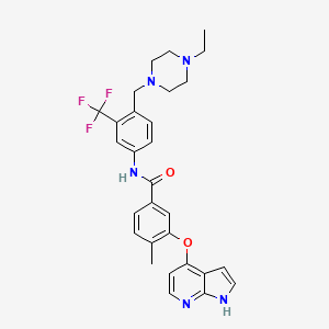 molecular formula C29H33Cl3F3N5O2 B609550 NG25 trihydrochloride CAS No. 1315355-93-1