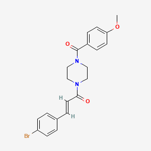 molecular formula C21H21BrN2O3 B609572 NIBR189 CAS No. 1599432-08-2