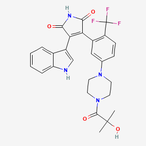 molecular formula C27H25F3N4O4 B609573 TCS 21311 CAS No. 1260181-14-3