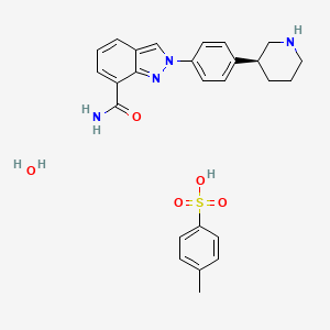 molecular formula C26H30N4O5S B609583 Niraparib tosylate hydrate CAS No. 1613220-15-7