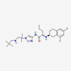 molecular formula C27H41F2N5O B609584 Nirogacestat CAS No. 1290543-63-3