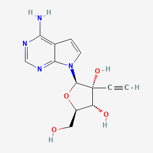molecular formula C13H14N4O4 B609585 NITD008 CAS No. 1044589-82-3