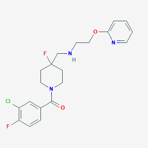 molecular formula C20H22ClF2N3O2 B609590 Nlx204; nlx204 CAS No. 2170405-10-2