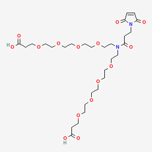 molecular formula C29H48N2O15 B609596 N-Mal-N-bis(PEG4-acid) CAS No. 2100306-52-1