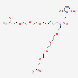 molecular formula C29H48N2O15 B609596 Acid-apeg8-acid n-c3-maleimide CAS No. 2100306-52-1