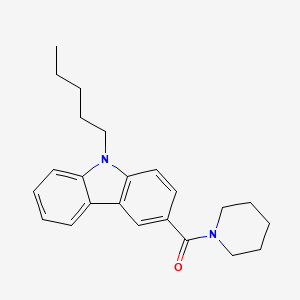 (9-pentyl-9H-carbazol-3-yl)(piperidin-1-yl)methanone