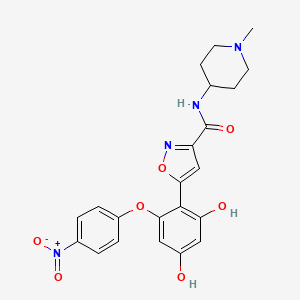 molecular formula C22H22N4O7 B609608 Nms-E973 CAS No. 1253584-84-7