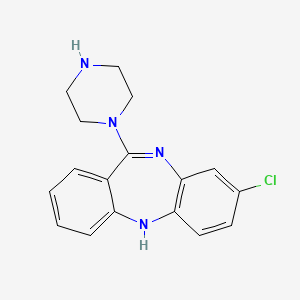 molecular formula C17H17ClN4 B609621 Norclozapine CAS No. 6104-71-8