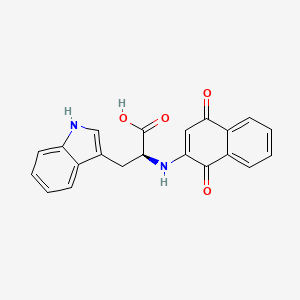 molecular formula C21H16N2O4 B609642 NQTrp CAS No. 185351-19-3