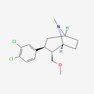 molecular formula C16H21Cl2NO B609651 NS-2359 CAS No. 195875-68-4