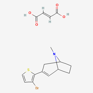 3-(3-Bromo-2-thienyl)-8-methyl-8-azabicyclo[3.2.1]oct-2-ene fumarate