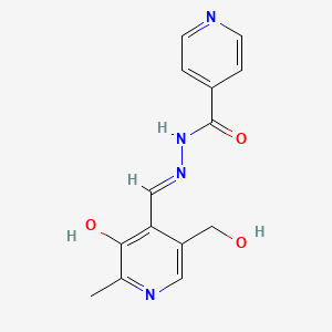 molecular formula C14H14N4O3 B609665 吡哆醛异烟酰腙 CAS No. 737-86-0