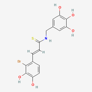 molecular formula C16H14BrNO5S B609669 Unii-K1WT1A1UP5 CAS No. 1198078-60-2