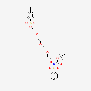 molecular formula C27H39NO11S2 B609675 Tos-aminoxy-Boc-PEG4-Tos CAS No. 1817735-42-4