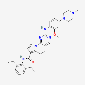 molecular formula C33H39N7O2 B609676 NTRC 0066-0 
