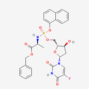 molecular formula C29H29FN3O9P B609681 Fosifloxuridine Nafalbenamide CAS No. 1332837-31-6