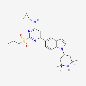 molecular formula C27H37N5O2S B609692 Nvs-cecr2-1 CAS No. 1992047-61-6