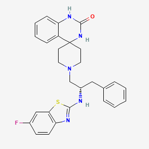 molecular formula C28H28FN5OS B609695 Nvs-ZP7-4 