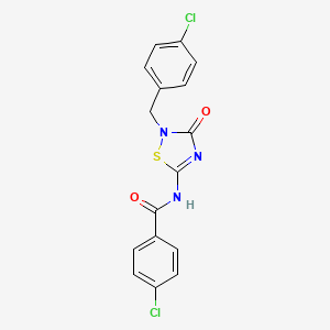 molecular formula C16H11Cl2N3O2S B609697 O-304 
