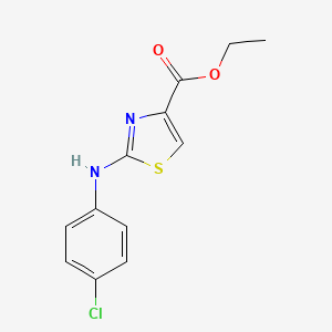 molecular formula C12H11ClN2O2S B609699 2-(4-氯苯氨基)-4-噻唑羧酸乙酯 CAS No. 165682-93-9