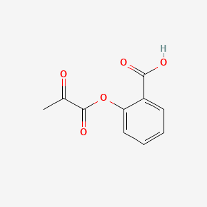 2-((2-Oxopropanoyl)oxy)benzoic acid