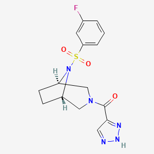 molecular formula C15H16FN5O3S B609705 Obafistat CAS No. 2160582-57-8