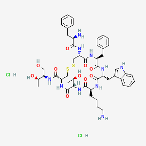 molecular formula C49H68Cl2N10O10S2 B609710 Octreotide hydrochloride CAS No. 1607842-55-6