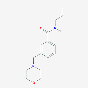 molecular formula C15H20N2O2 B6097178 N-allyl-3-(4-morpholinylmethyl)benzamide 