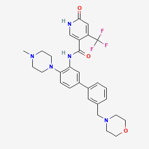 N-(4-(4-Methylpiperazin-1-Yl)-3'-(Morpholinomethyl)-[1,1'-Biphenyl]-3-Yl)-6-Oxo-4-(Trifluoromethyl)-1,6-Dihydropyridine-3-Carboxamide