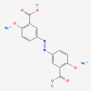 molecular formula C14H10N2NaO6 B609737 CID 136404748 CAS No. 6054-98-4