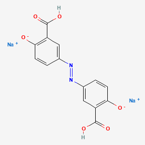molecular formula C14H8N2Na2O6 B609737 Olsalazine sodium CAS No. 6054-98-4