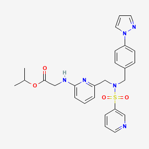molecular formula C26H28N6O4S B609746 Omidenepag isopropyl CAS No. 1187451-19-9