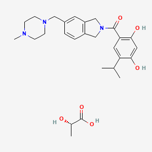 molecular formula C27H37N3O6 B609750 Onalespib Lactate CAS No. 1019889-35-0