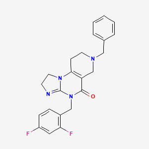 molecular formula C23H22F2N4O B609751 Unii-OW6LM47pnk CAS No. 1638178-87-6