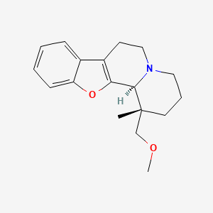 2H-Benzofuro(2,3-a)quinolizine, 1,3,4,6,7,12b-hexahydro-1-(methoxymethyl)-1-methyl-, (1S,12bS)-