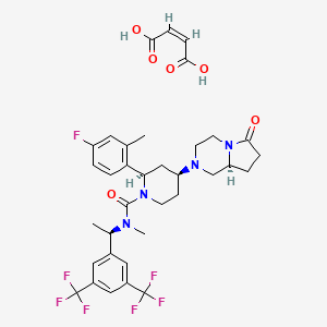 molecular formula C35H39F7N4O6 B609775 Orvepitant Maleate CAS No. 579475-24-4