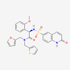 molecular formula C28H25N3O6S2 B609781 (Rac)-OSMI-1 CAS No. 1681056-61-0