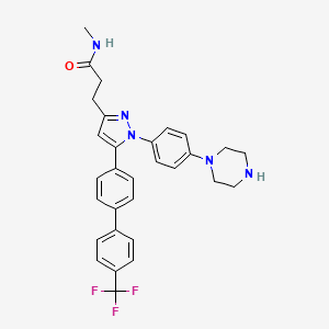molecular formula C30H30F3N5O B609786 Ilk-IN-1 CAS No. 1333146-24-9