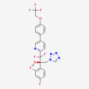 molecular formula C23H16F7N5O2 B609789 Oteseconazole CAS No. 1340593-59-0
