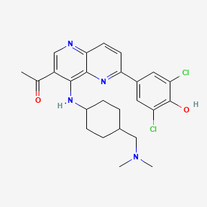 molecular formula C25H28Cl2N4O2 B609791 Otssp167 CAS No. 1431697-89-0