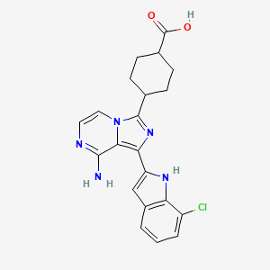 molecular formula C21H20ClN5O2 B609793 OXA-01 CAS No. 936889-68-8