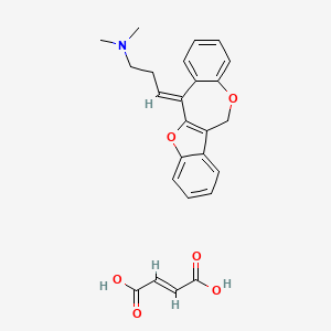molecular formula C25H25NO6 B609798 Oxetorone Fumarate CAS No. 34522-46-8